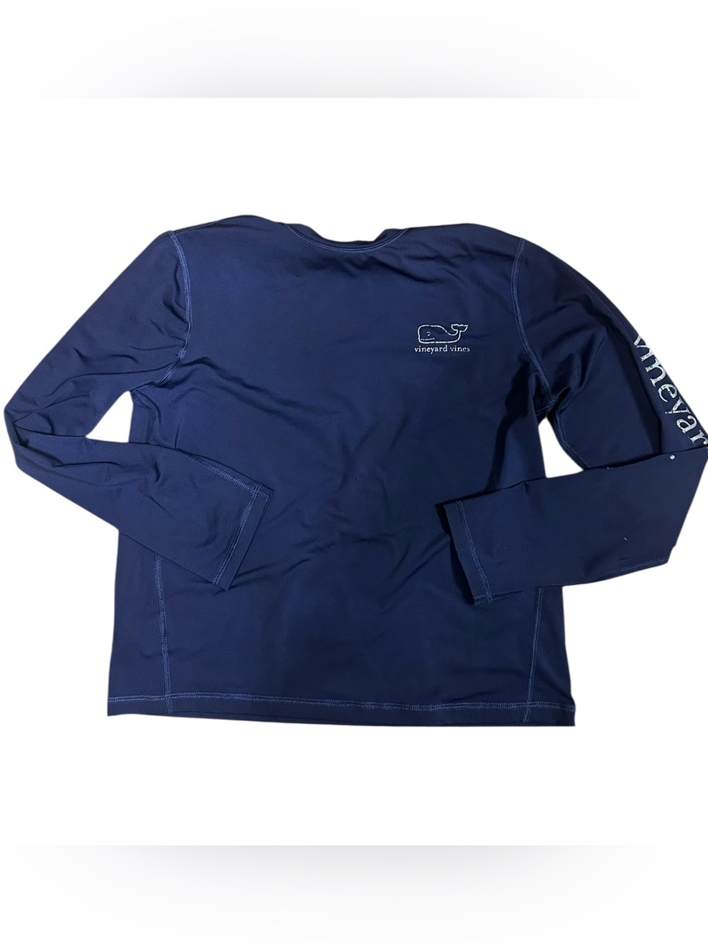 Vineyard Vines Performance Dark Blue Long Sleeve Rash Guard Active Wear Boys L